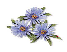 E659255 THINLITS-FLOWERS VINES AND TREES- Set 8PK-Flower Aster by SUSAN TIERNEY - COCKBURN Sizzix - Ítem