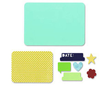 E659747 THINLITS-LIFE MADE SIMPLE-Set 8PK- Basics by RACHAEL BRIGHT Sizzix - Article