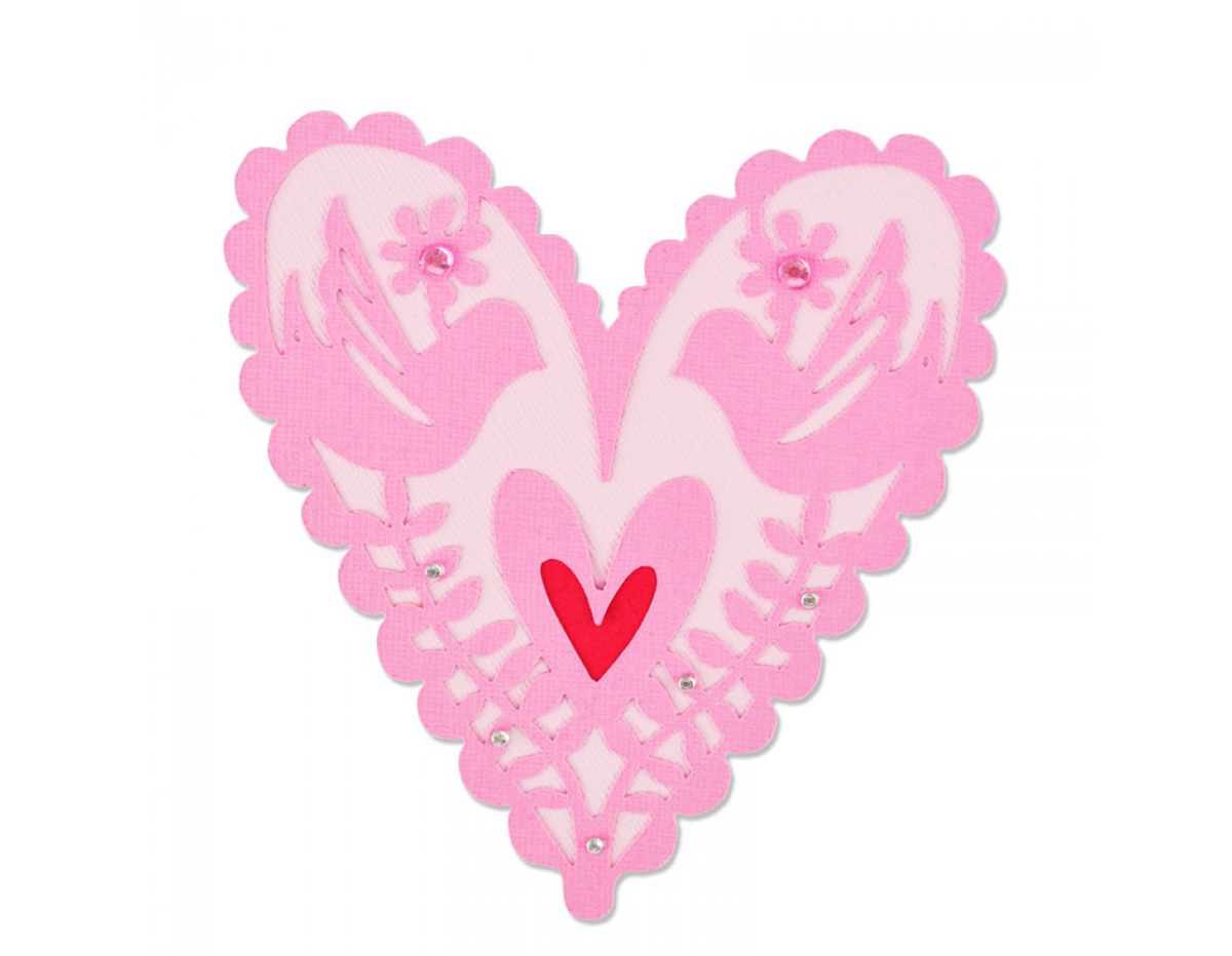 E661164 Troquel THINLITS From my heart by Emily Atherton Sizzix