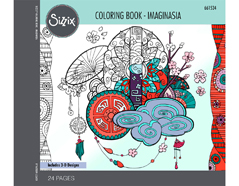 E661534 Set 24 papiers pour colorier adultes Imaginasia by Katelyn Lizardi Sizzix - Article