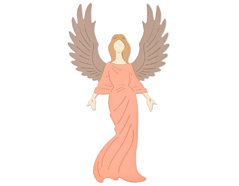 E661722 Matrice de decoupe THINLITS Graceful angel by Pete Hughes Sizzix - Article