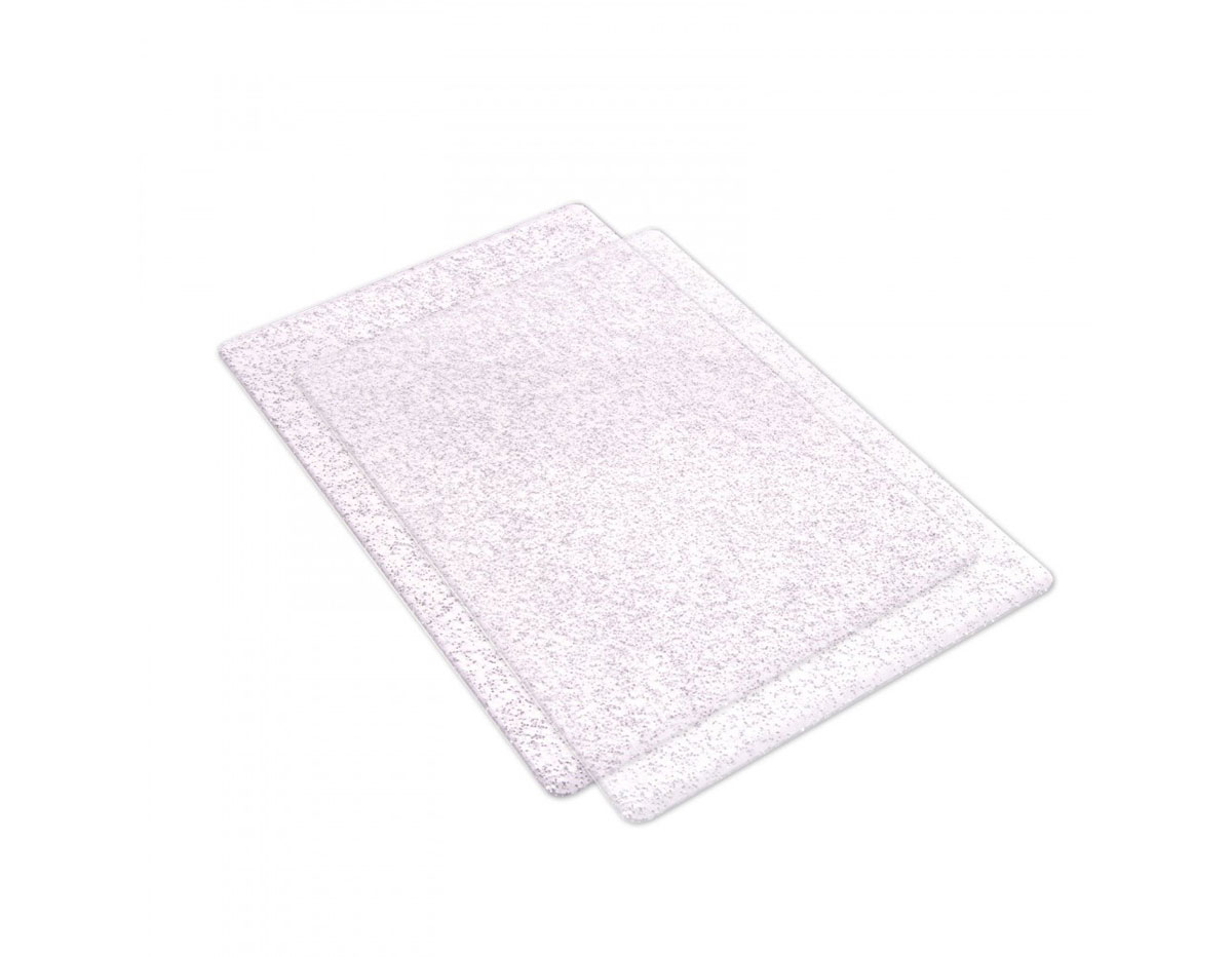 E662141 Bases de corte estandar purpurina plata 2u Sizzix