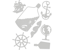 E662546 Set 7 troqueles THINLITS Ship in a bottle by My Life Handmade Sizzix - Ítem2