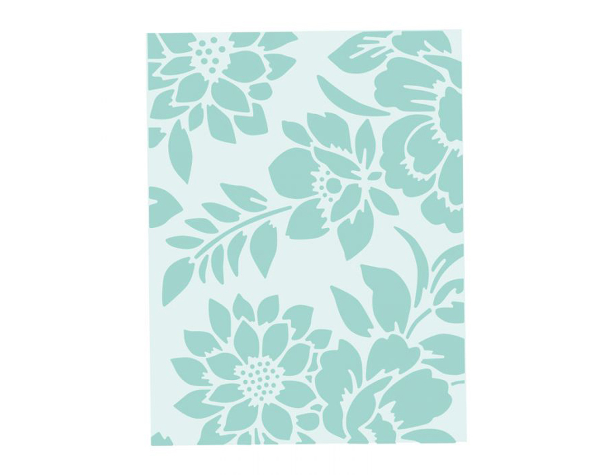 E662606 Placa de textura TEXTURED IMPRESSIONS Botanicals by Debi Potter Sizzix