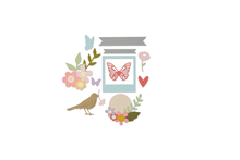 E662679 Set 27 troqueles THINLITS Floral banner by Sophie Guilar Sizzix - Ítem