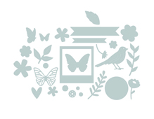 E662679 Set 27 troqueles THINLITS Floral banner by Sophie Guilar Sizzix - Ítem2