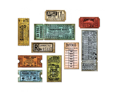 E662698 Set 6 troqueles THINLITS Ticket booth by Tim Holtz Sizzix - Ítem