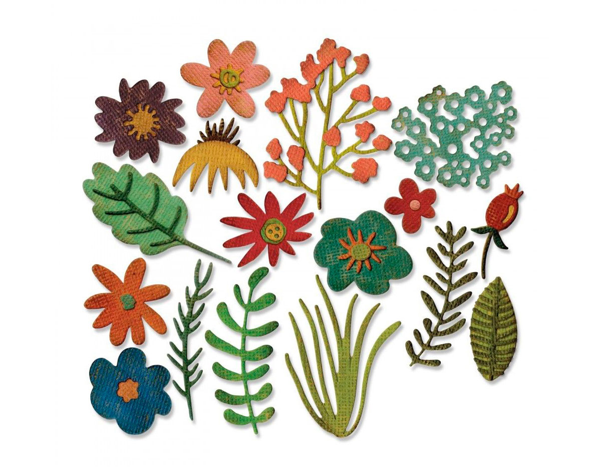 E662700 Set 17 troqueles THINLITS Mixed media 5 by Tim Holtz Sizzix