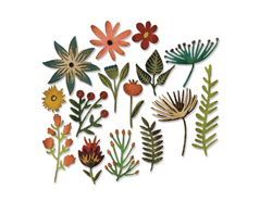 E662702 Set 15 troqueles THINLITS Funky floral 3 by Tim Holtz Sizzix - Ítem