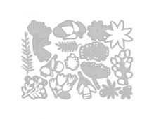 E662702 Set 15 troqueles THINLITS Funky floral 3 by Tim Holtz Sizzix - Ítem2