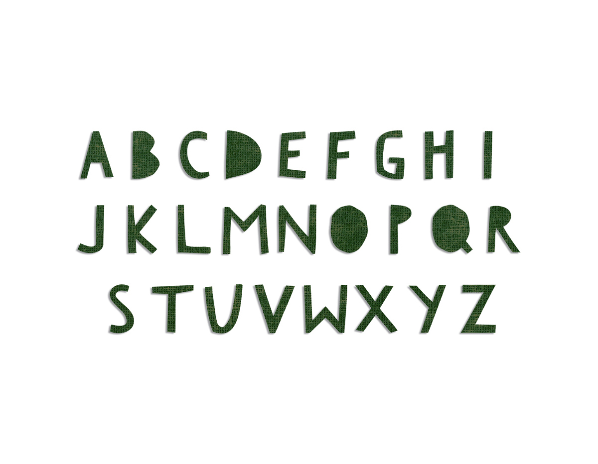 E662707 Troquel BIGZ XL Alphabet cutout upper by Tim Holtz Sizzix