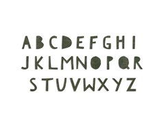E662707 Troquel BIGZ XL Alphabet cutout upper by Tim Holtz Sizzix - Ítem