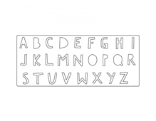 E662707 Troquel BIGZ XL Alphabet cutout upper by Tim Holtz Sizzix - Ítem2