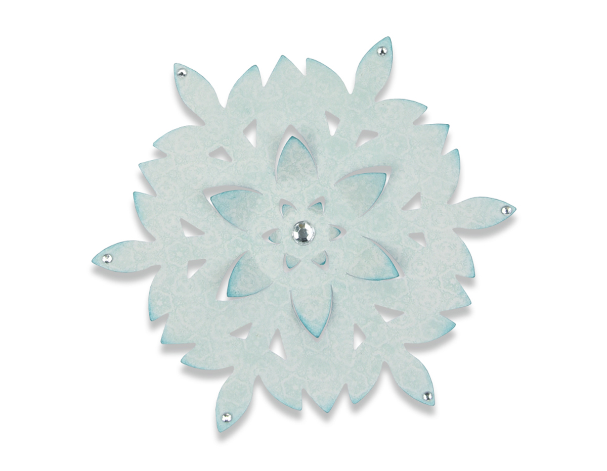 E663003 Matrice de decoupe BIGZ Snowflake Decoration Sizzix
