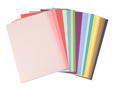 E663007 Set 80 papeles cartulina colores surtidos A4 216gr m2 Sizzix - Ítem