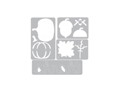 E663071 Mini set 4 troqueles THINLITS con 1 TEXTURED IMPRESSIONS Autumn by Tim Holtz Sizzix - Ítem3