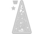 E663442 Set 4 troqueles THINLITS Folk Christmas tree by Lisa Jones Sizzix - Ítem1