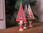 E663442 Set 4 troqueles THINLITS Folk Christmas tree by Lisa Jones Sizzix - Ítem2