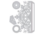 E663606 Set 4 matrices de decoupe THINLITS Card wrap snowflake by Jordan Caderao Sizzix - Article1