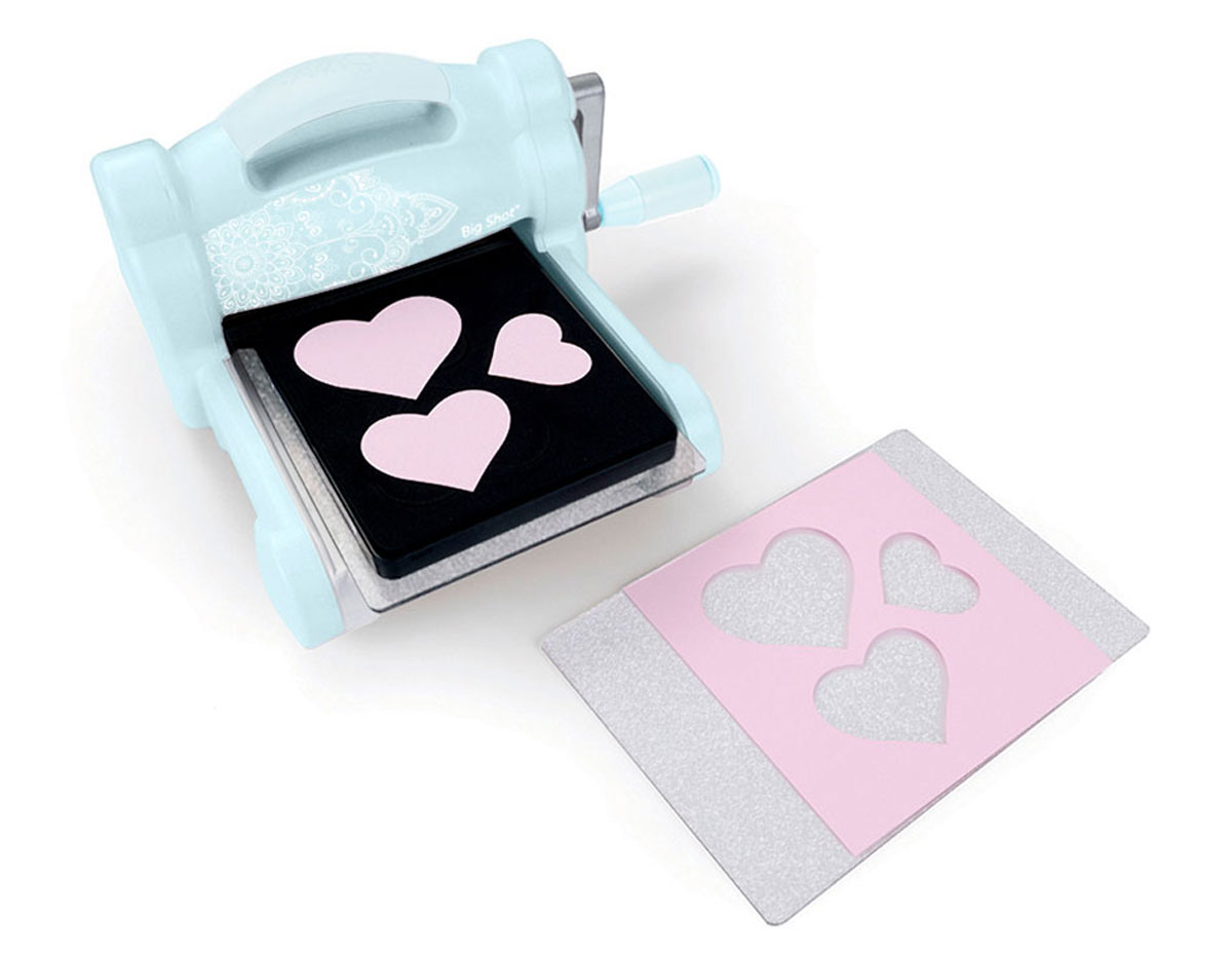 E663843 1-Maquina para troquelar BIG SHOT azul edicion limitada SKY boca 15cm Sizzix