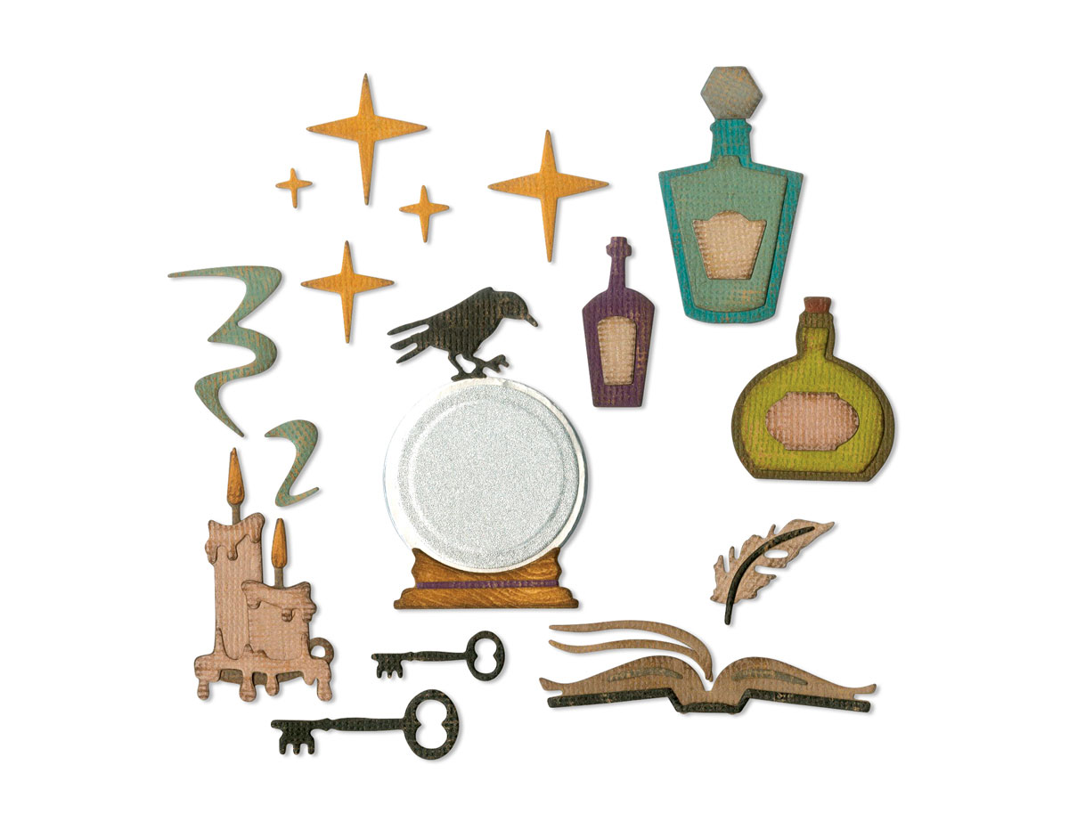 E664207 Set 13 troqueles THINLITS Regions beyond by Tim Holtz Sizzix