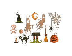 E664209 Set 17 troqueles THINLITS Frightful things by Tim Holtz Sizzix - Ítem