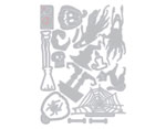 E664209 Set 17 troqueles THINLITS Frightful things by Tim Holtz Sizzix - Ítem1