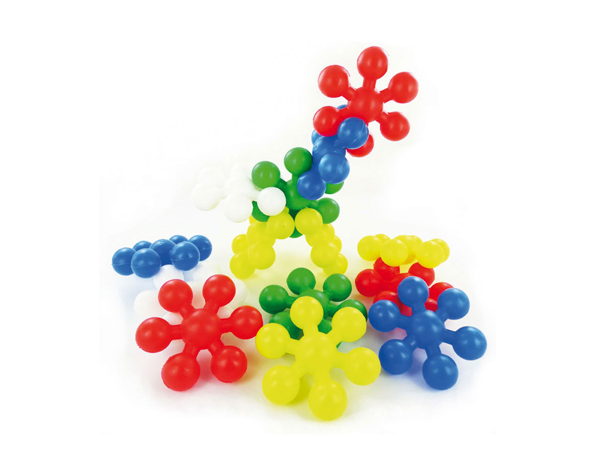 E7367 Perles en plastique fleurs geantes multicolore diam 64mm 90u aprox Innspiro