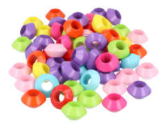 E7669 Perles en plastique toupies opaque multicolore 170u aprox trou 7mm Innspiro - Article