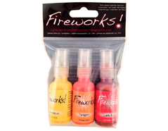 FW-003-001 Set 3 sprays de tinta brillante fogata Fireworks! - Ítem