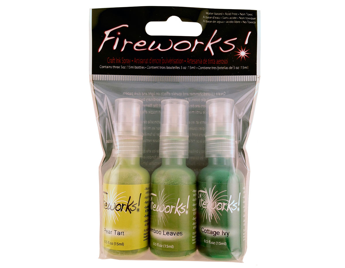 FW-003-002 Set 3 sprays de tinta brillante invernadero Fireworks!