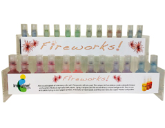 FW-200-072 Set 72 sprays de tinta brillante cucharadas de sorbete display Fireworks! - Ítem