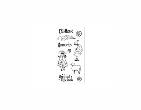 IC0252 MOTHER GOOSE- CLG STAMP G45 MOTHER GOOSE 2* Graphic45
