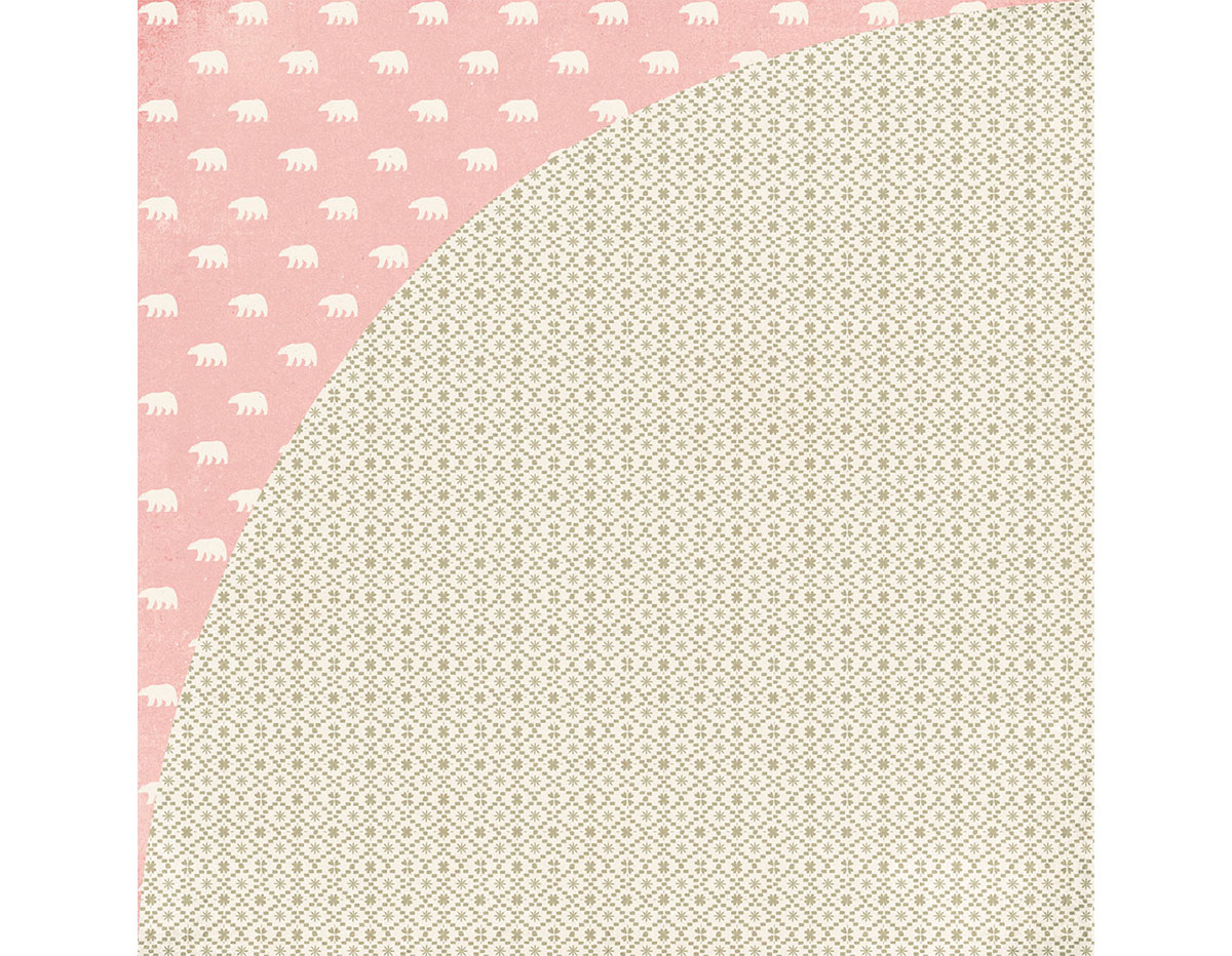 JBY-4939 Papel doble cara JUNIPER BERRY Jolly Bear Basic Grey