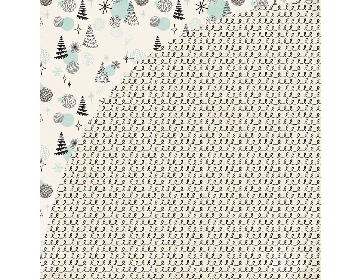 JBY-4941 Papel doble cara JUNIPER BERRY Garland Basic Grey