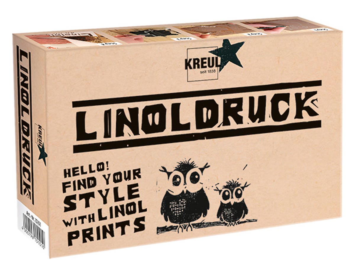 K15101 Kit de linoleo para impresion Kreul