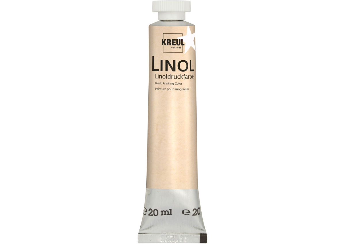 K15701 Linoleo colores para impresion blanco 20ml Hobby line