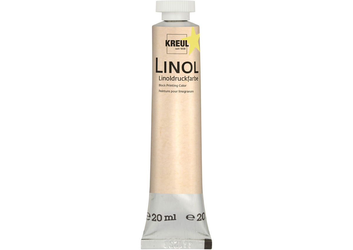 K15702 Linoleo colores para impresion amarillo 20ml Hobby line