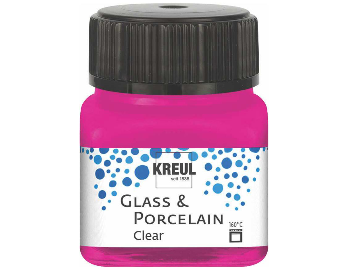 K16210 Pintura vidrio y porcelana GLASS PORCELAIN Clear translucida turmalina Kreul