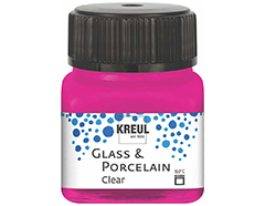 K16210 Pintura vidrio y porcelana GLASS PORCELAIN Clear translucida turmalina Kreul - Ítem