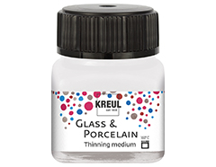 K16273 Diluant a peinture verre et porcelaine GLASS PORCELAIN 20ml C Kreul - Article