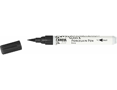 K16481 Rotulador Facil GLASS PORCELAIN Pen Easy punta pincel brillante negro Facil lettering Kreul - Ítem