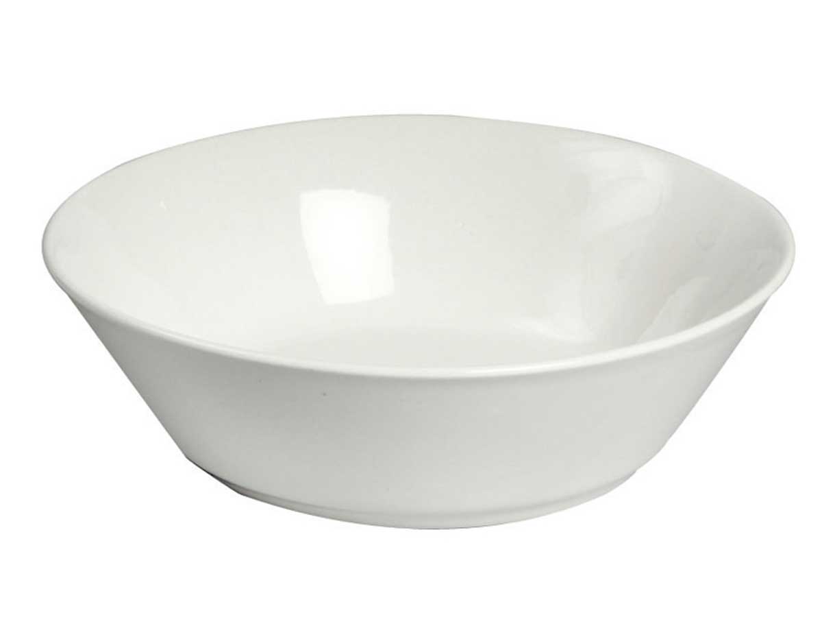 K16551 Cuenco porcelana blanco Hobby line