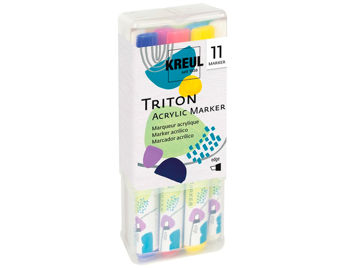K17860 Set de 11 marqueurs TRITON marqueur de bordure acrylique C Kreul