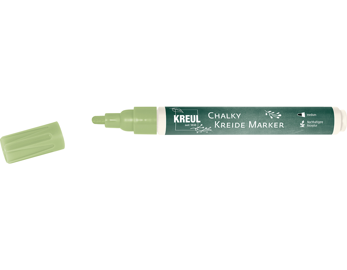 K22716 Feutre craie CHALKY CHALK vert romarin pointe balle 2-3mm C Kreul