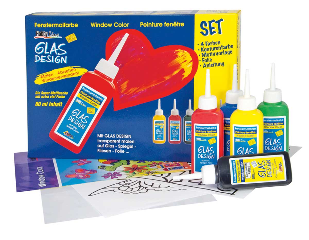 K42750 Kit pintura para ventana GLAS DESIGN Hobby line