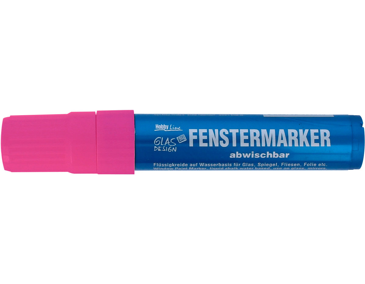 K42934 Feutre pour fenetre FENSTERMARKET rose fluorescent C Kreul