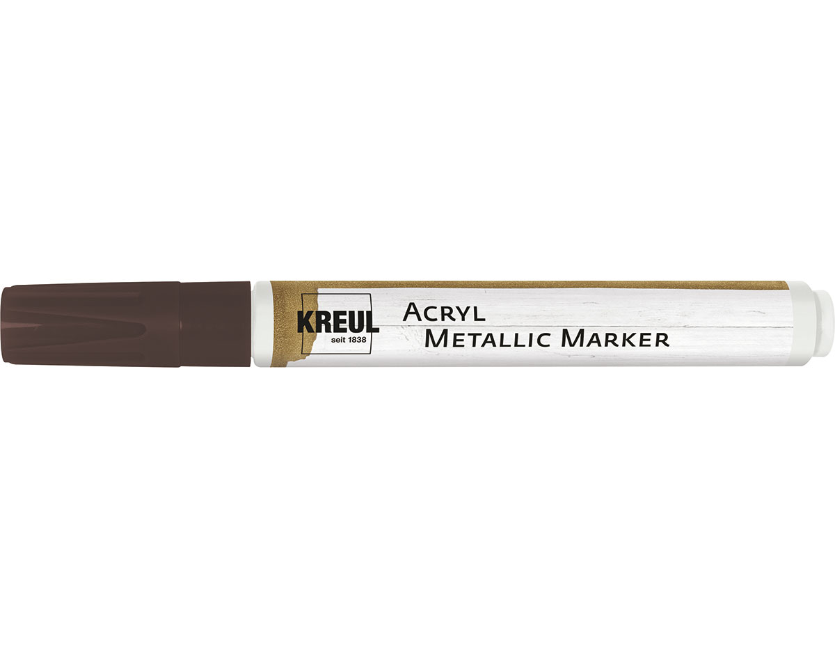 K46263 Feutre acrylique METALLIC MARKER medium cuivre C Kreul