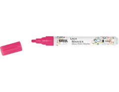 K47037 Rotulador tinta brillante LACK MARKER punta media rosa neon Kreul - Ítem