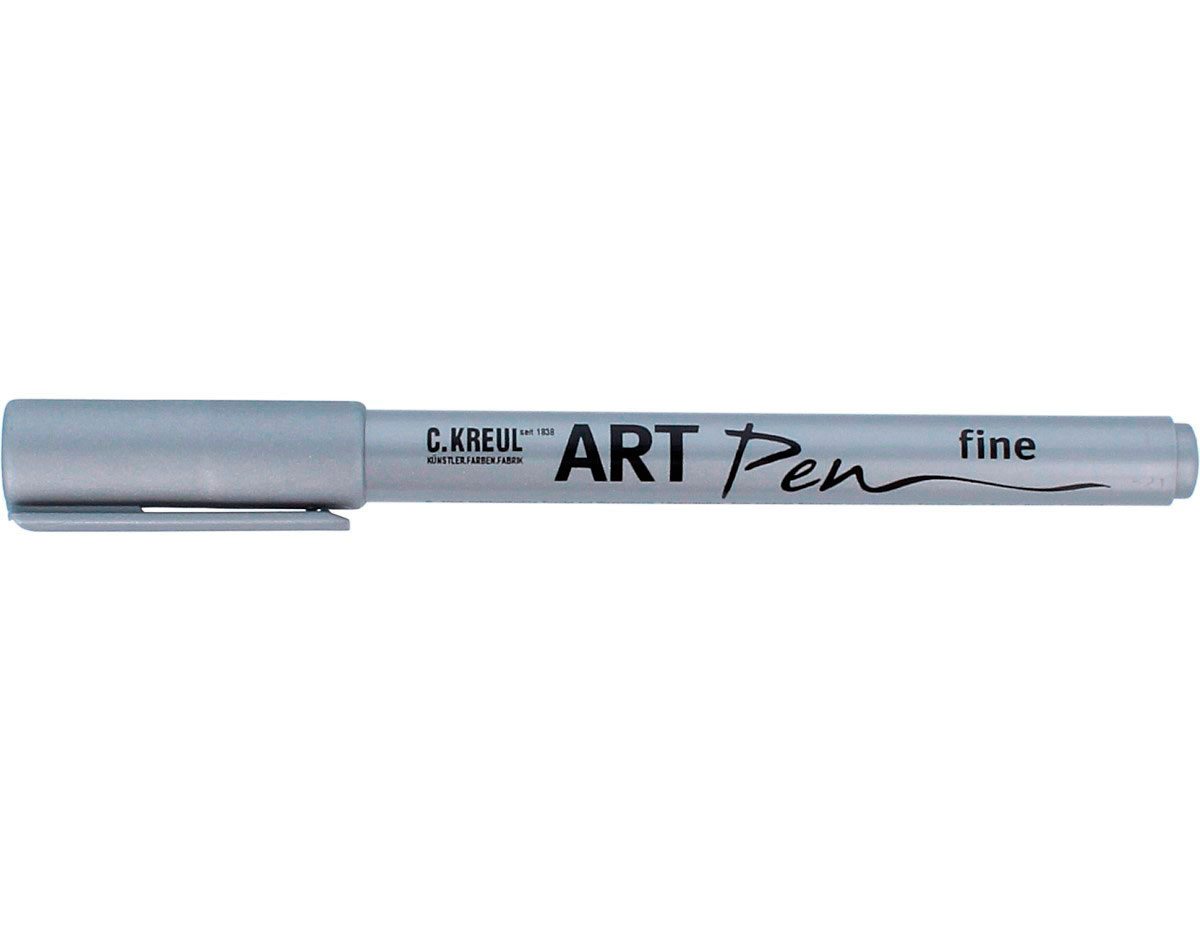 K47953 Rotulador escritura ART Pen punta fina plata Kreul